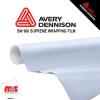 60'' x 5 yards Avery SW900 Gloss Cloudy Blue 5 year Long Term Unpunched 3.2 Mil Wrap Vinyl (Color Code 656)