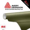 60'' x 25 yards Avery SW900 Satin Hope Green 10 year Long Term Unpunched 3.2 Mil Wrap Vinyl (Color Code 767)
