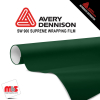 60'' x 25 yards Avery SW900 Gloss Dark Green 10 year Long Term Unpunched 3.2 Mil Wrap Vinyl (Color Code 792)