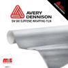 60'' x 25 yards Avery SW900 Brushed Aluminum 5 year Long Term Unpunched 3.2 Mil Wrap Vinyl (Color Code 812)