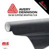 60'' x 25 yards Avery SW900 Met Black Rock Grey 5 year Long Term Unpunched 3.2 Mil Wrap Vinyl (Color Code 823)
