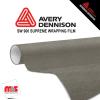 60'' x 25 yards Avery SW900 Diamond Silver 5 year Long Term Unpunched 3.2 Mil Wrap Vinyl (Color Code 878)