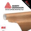60'' x 25 yards Avery SW900 Brushed Bronze 5 year Long Term Unpunched 3.2 Mil Wrap Vinyl (Color Code 933)