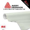 15'' x 50 yards Avery UC900 White 9 Year Long Term Punched 2.1 Mil Diffuser Film (Color Code 101)