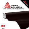 15'' x 50 yards Avery UC900 Dark Roast 9 Year Long Term Unpunched 2.1 Mil Diffuser Film (Color Code 198)