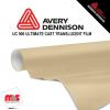 15'' x 50 yards Avery UC900 Vivid Gold 9 Year Long Term Unpunched 2.1 Mil Diffuser Film (Color Code 254)