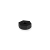 5/16-18 Threaded Hex 1'' Caps, Height: 3/8'', Black Anodized Aluminum [Required Material Hole Size: 3/8'']