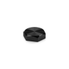 5/16-18 Threaded Hex 1-1/4'' Caps, Height: 3/8'', Black Anodized Aluminum [Required Material Hole Size: 3/8'']