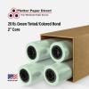 36'' x 150' Roll - 20# Green Tinted/Colored Bond - 2'' Core (Pack of 4)