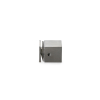 7/8'' x 7/8''  Satinless Steel Square Standoff Satin Brushed Finish (for Indoor Use) [Required Material Hole Size: 3/8'']