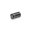 5/8'' Diameter X 3/4'' Barrel Length, Aluminum Flat Head Standoffs, Titanium Anodized Finish Easy Fasten Standoff (For Inside / Outside use) Tamper Proof Standoff [Required Material Hole Size: 7/16'']