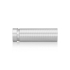 5/8'' Diameter X 1-3/4'' Barrel Length, Aluminum Flat Head Standoffs, Clear Anodized Finish Easy Fasten Standoff (For Inside / Outside use) Tamper Proof Standoff [Required Material Hole Size: 7/16'']