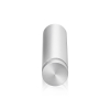 3/4'' Diameter X 2-1/2'' Barrel Length, Aluminum Flat Head Standoffs, Clear Anodized Finish Easy Fasten Standoff (For Inside / Outside use) Tamper Proof Standoff [Required Material Hole Size: 7/16'']