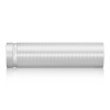 3/4'' Diameter X 2-1/2'' Barrel Length, Aluminum Flat Head Standoffs, Clear Anodized Finish Easy Fasten Standoff (For Inside / Outside use) Tamper Proof Standoff [Required Material Hole Size: 7/16'']