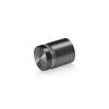 7/8'' Diameter X 3/4'' Barrel Length, Aluminum Flat Head Standoffs, Titanium Anodized Finish Easy Fasten Standoff (For Inside / Outside use) Tamper Proof Standoff [Required Material Hole Size: 7/16'']