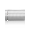 1-1/4'' Diameter X 1-3/4'' Barrel Length, Aluminum Flat Head Standoffs, Clear Anodized Finish Easy Fasten Standoff (For Inside / Outside use) Tamper Proof Standoff [Required Material Hole Size: 7/16'']