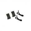 3/4'' x 3/4'' x 1/8'' Black Iron Metal Frame Clips (accepts up to 1/8'' thickness)