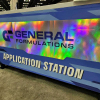 30'' x 25 Yard Roll - General Formulations 765 6 Mil Rainbow Holographic Printable 1 Year Vinyl w/ Clear Permanent Adhesive