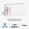 HP 81 DYE 775ml Remanufactured Light Magenta Ink Cartridge for DesignJet 5000/5500