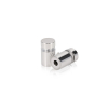 1/2'' Diameter X 1/2'' Barrel Length, (304) Stainless Steel Polished Finish. Easy Fasten Standoff (For Inside / Outside use) Tamper Proof Standoff [Required Material Hole Size: 3/8'']