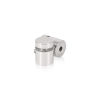 5/8'' Diameter X 1/2'' Barrel Length, (304) Stainless Steel Polished Finish. Easy Fasten Standoff (For Inside / Outside use) Tamper Proof Standoff [Required Material Hole Size: 7/16'']