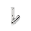 3/4'' Diameter X 2-1/2'' Barrel Length, (304) Stainless Steel Polished Finish. Easy Fasten Standoff (For Inside / Outside use) Tamper Proof Standoff [Required Material Hole Size: 7/16'']