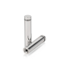 (Set of 4) 5/8'' Diameter X 2-1/2'' Barrel Length, (304) Stainless Steel Polished Finish. Standoff with (4) 2208Z Screw and (4) LANC1 Anchor for concrete or drywall (For Inside / Outside use) Secure Standoff [Required Material Hole Size: 7/16'']
