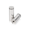 1'' Diameter X 2-1/2'' Barrel Length, (304) Stainless Steel Polished Finish. Easy Fasten Standoff (For Inside / Outside use) Tamper Proof Standoff [Required Material Hole Size: 7/16'']