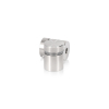 5/8'' Diameter X 1/2'' Barrel Length, (304) Stainless Steel Brushed Finish. Easy Fasten Standoff (For Inside / Outside use) Tamper Proof Standoff [Required Material Hole Size: 7/16'']