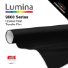 20'' x 10 Yards Lumina® 9000 Semi-Matte Black 2 Year Unpunched 3.5 Mil Heat Transfer Vinyl (Color code 003)