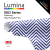 15'' x 5 Yards Lumina® 9203 Matte Blue Chevron 1 year Unpunched 2.4 Mil Heat Transfer Vinyl (Color code 017)
