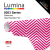 15'' x 5 Yards Lumina® 9203 Matte Pink Chevron 1 year Unpunched 2.4 Mil Heat Transfer Vinyl (Color code 076)