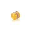 7/8'' Diameter Gold Anodized Aluminum, Mall Front Clamp (Material Thickness Accepted: 1/4'' to 1/2'')