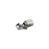 1/2'' Diameter X 1/2'' Barrel Length Stainless Steel Standoffs Conical Head  Satin Brushed Finish (for Indoor) [Required Material Hole Size: 3/8'']