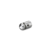 1/2'' Diameter X 1/2'' Barrel Length Stainless Steel Standoffs Rounded Head  Satin Brushed Finish (for Indoor) [Required Material Hole Size: 3/8'']
