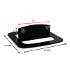 Double L Standing Sign Base [Required Material Hole Size: 3/8'']