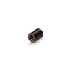 10-24 Threaded Barrels, Diameter: 3/8'', Length: 1/4'', Bronze Anodized Aluminum [Required Material Hole Size: 7/32'' ]