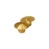 Low Profile Gold Anodized Aluminum Bolt 5/16-18 Thread, Length 5/16'', 3/32'' Hex Broach