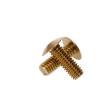 Champagne Anodized Aluminum Bolt 5/16-18 Thread, Length 7/8'', 5/32'' Hex Broach