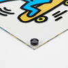 Set of 4 Conical Screw Cover, Diameter: 1/2'', Aluminum Black Anodized Finish (Indoor or Outdoor Use)