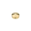 Set of 4 Conical Locking Screw Cover, Diameter: 1'' Brass Plain Finish (Indoor or Outdoor Use, but for outdoor use Brass will come darker if no varnish applied)