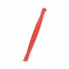 1'' Red Mini Magnetic Wrap Tucking Squeegee, Medium Hardness with 6-1/2'' Handle