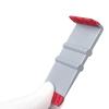 2'' x 3-1/2'' Gray 90 Degree Squeegee, Medium Hardness with Red Felt For Film and Vinyl Tucking