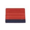 Avery 4'' x 3'' Red Squeegee, Soft Hardness, with Blue Felt for Vinyl and Film Application