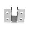 Sooper ''U'' Brackets for Solid Sign Substrate Mounting - for 3/4'' Material Corners - Steel Zinc Coated (1 ea.)