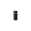 1/2'' Diameter X 3/4'' Barrel Length, Aluminum Rounded Head Standoffs, Bronze Anodized Finish Easy Fasten Standoff (For Inside / Outside use) [Required Material Hole Size: 3/8'']