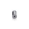 5/8'' Diameter X 3/4'' Barrel Length, Aluminum Rounded Head Standoffs, Shiny Anodized Finish Easy Fasten Standoff (For Inside / Outside use) [Required Material Hole Size: 7/16'']