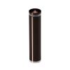 5/8'' Diameter X 2-1/2'' Barrel Length, Aluminum Rounded Head Standoffs, Bronze Anodized Finish Easy Fasten Standoff (For Inside / Outside use) [Required Material Hole Size: 7/16'']