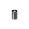 3/4'' Diameter X 3/4'' Barrel Length, Aluminum Rounded Head Standoffs, Titanium Anodized Finish Easy Fasten Standoff (For Inside / Outside use) [Required Material Hole Size: 7/16'']