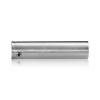 1/2'' Diameter x 2'' Barrel Length, Aluminum Glass Standoff Clear Anodized Finish (Indoor or Outdoor Use) [Required Material Hole Size: 5/16'']